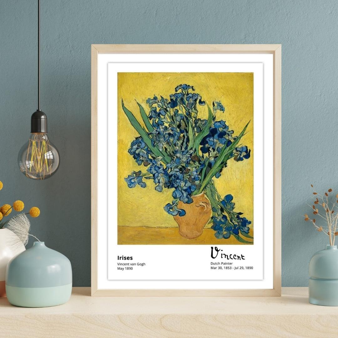 iris-van-gogh-mur-bleu