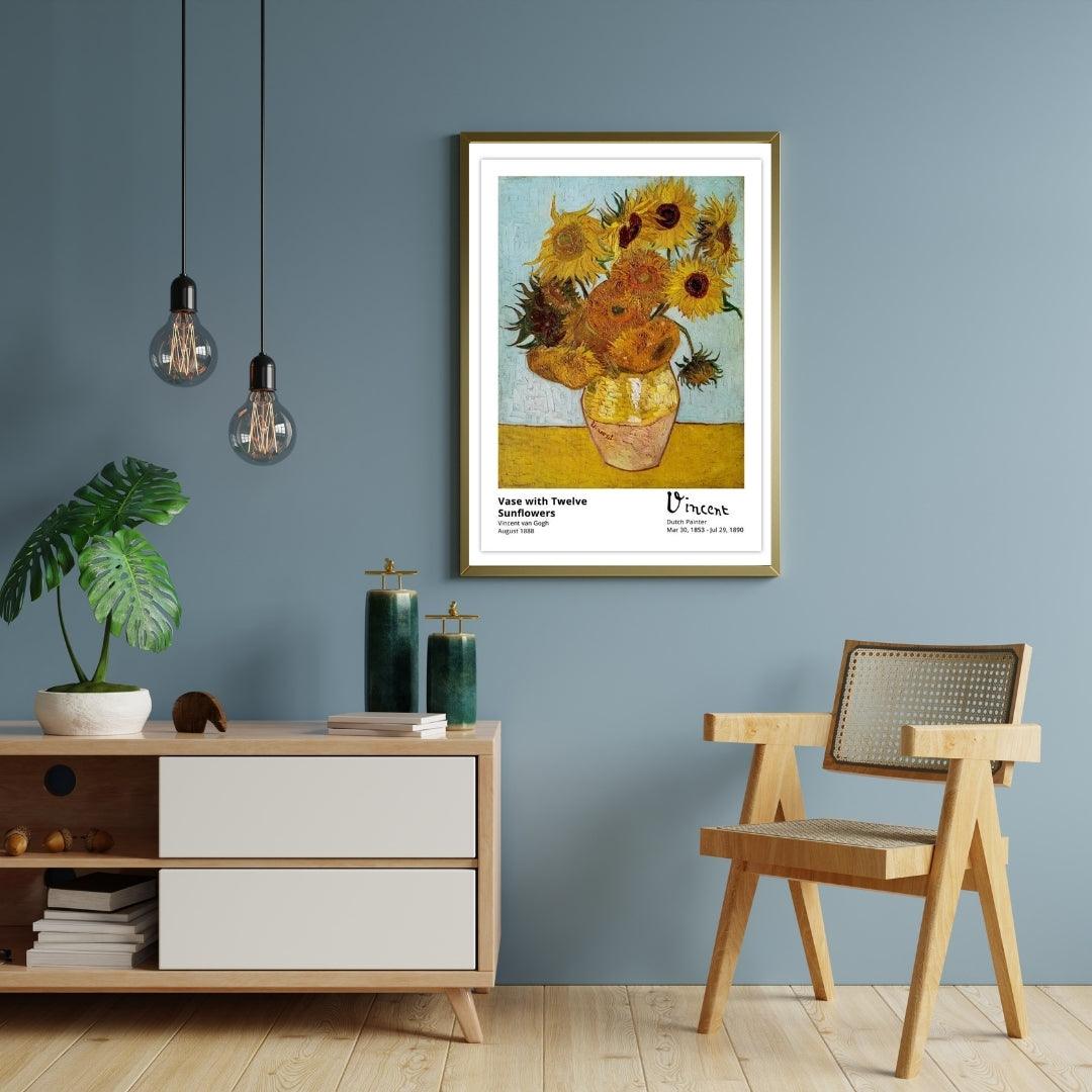 les-tournesols-van-gogh-mur-bleu