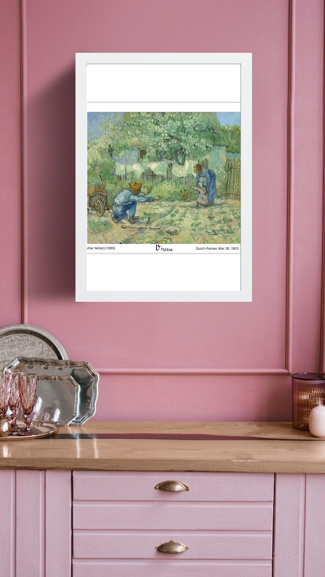 premiers-pas-van-gogh-mur-rose