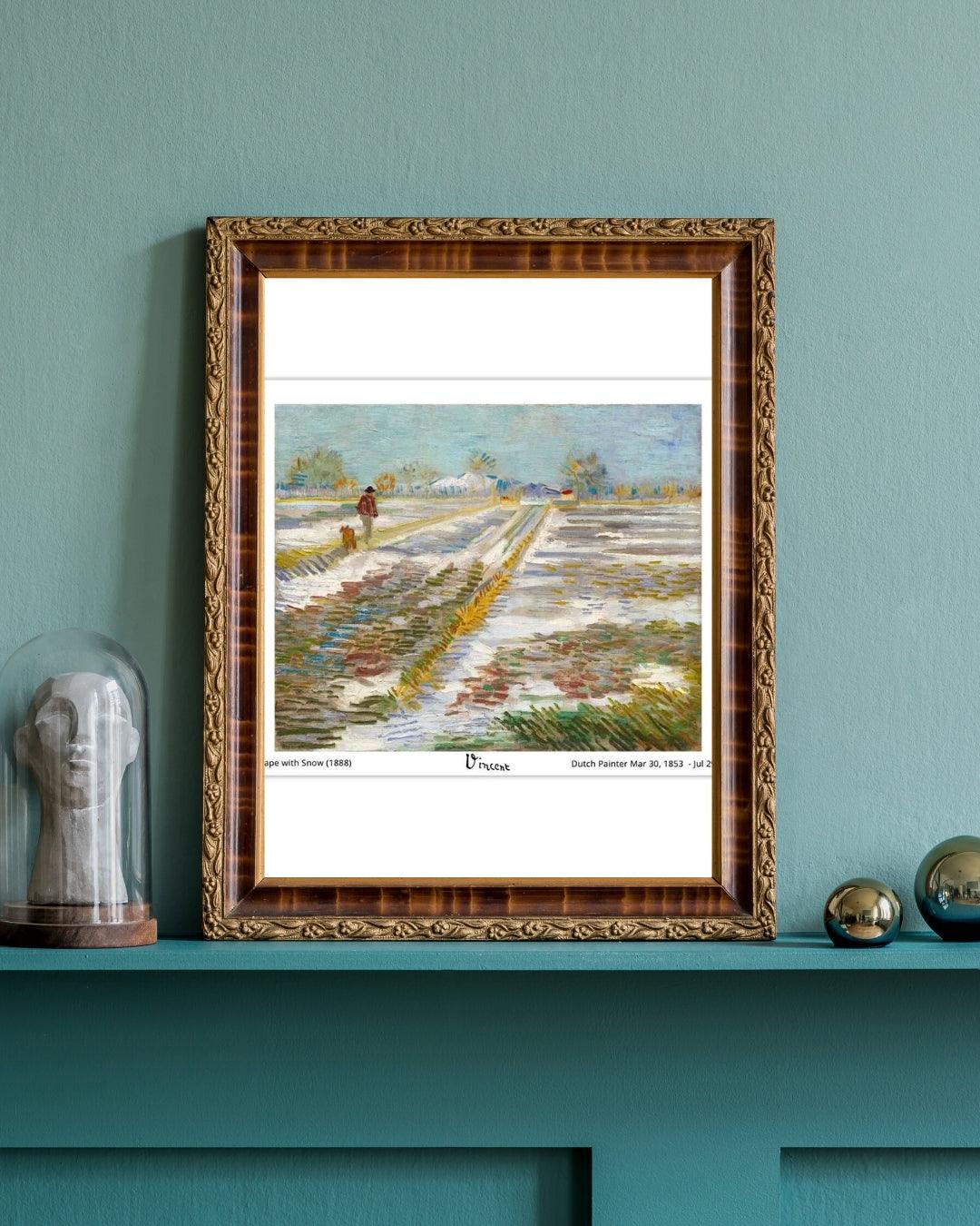 van-gogh-paysage-enneige-mur-vert