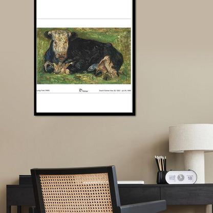 van-gogh-vache-allongee-mur-beige